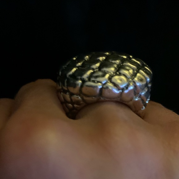 Simon Sebbag SSD 925 Sterling Silver Electroform Large Chunky Ring size 6 Israel - Picture 7 of 10